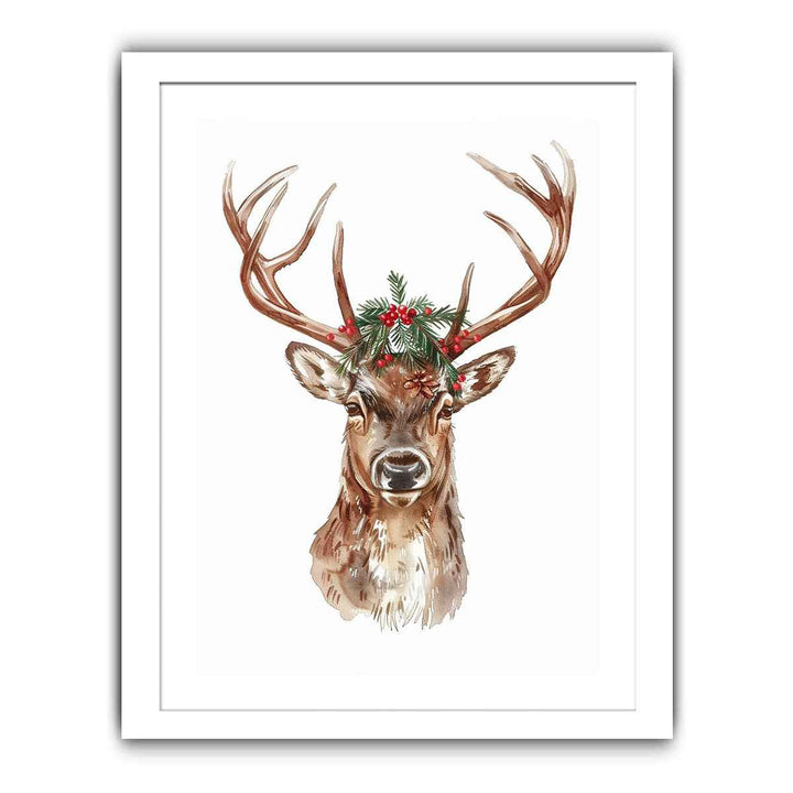 Christmas Reindeer Streched canvas