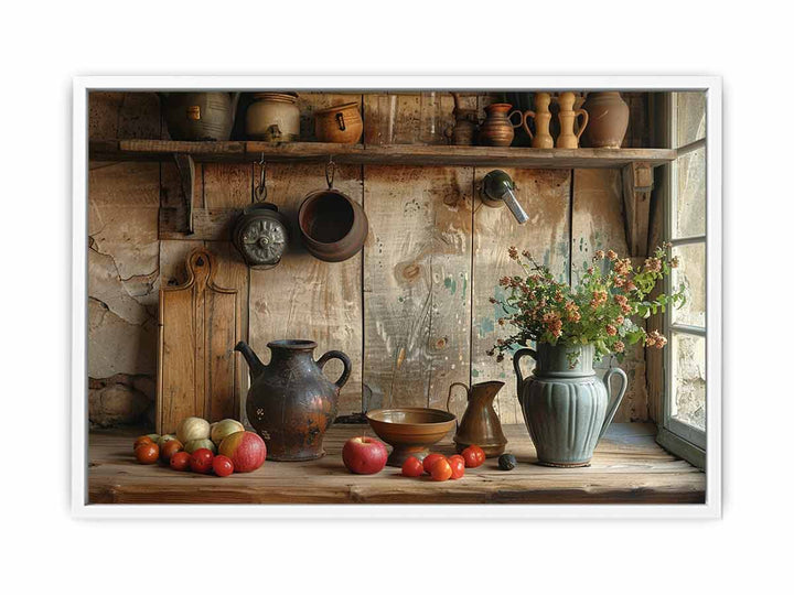 Kitchen Stil Life Framed Print