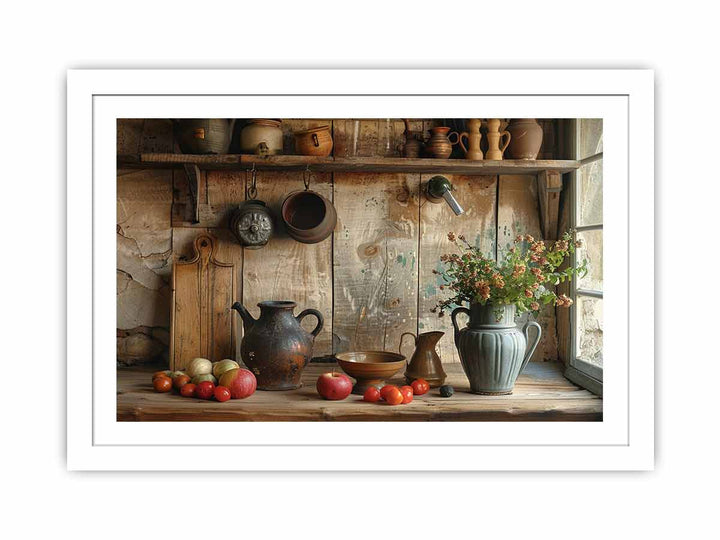 Kitchen Stil Life Streched canvas