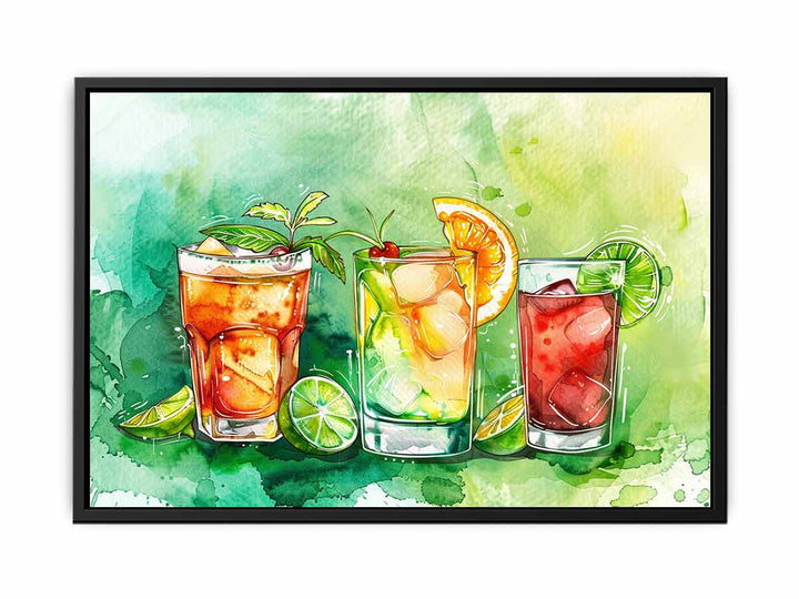 Summar Cocktails  Painting