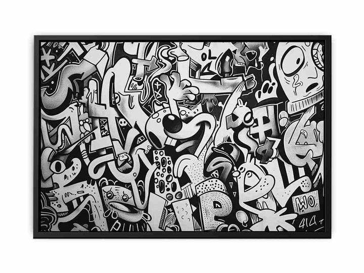 Cartoon Graffiti  Painting