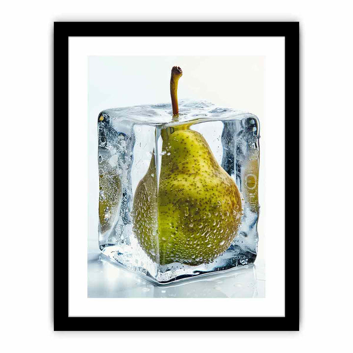 Pear  in Ice  Art Print