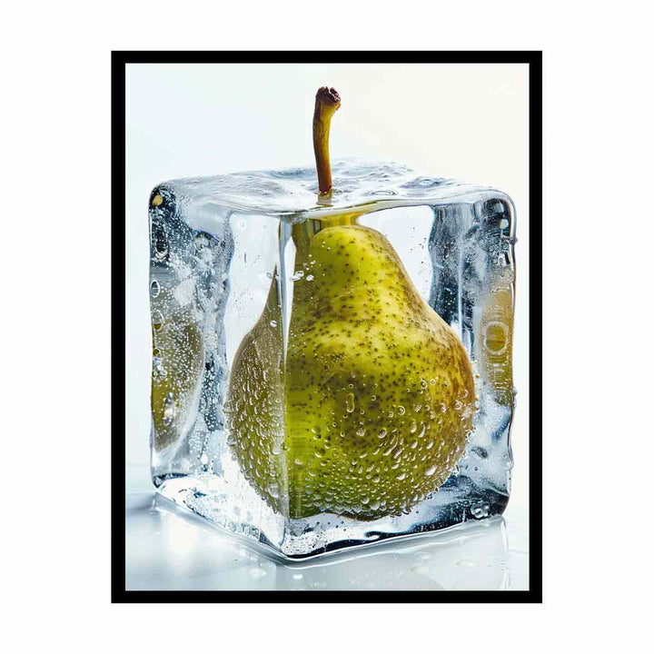 Pear  in Ice  Painting