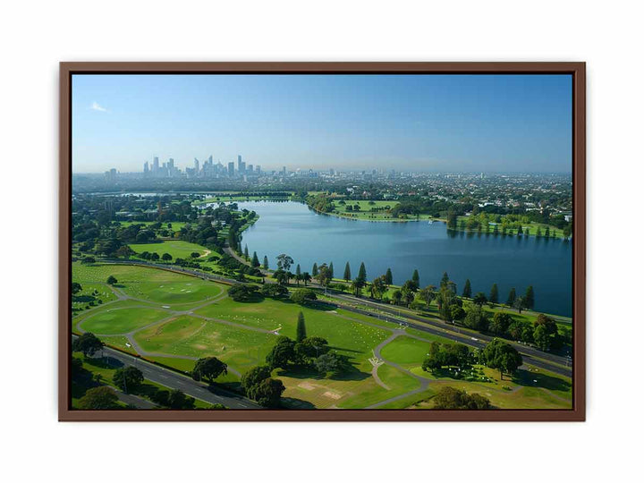 Albert Park Cityscape  Poster