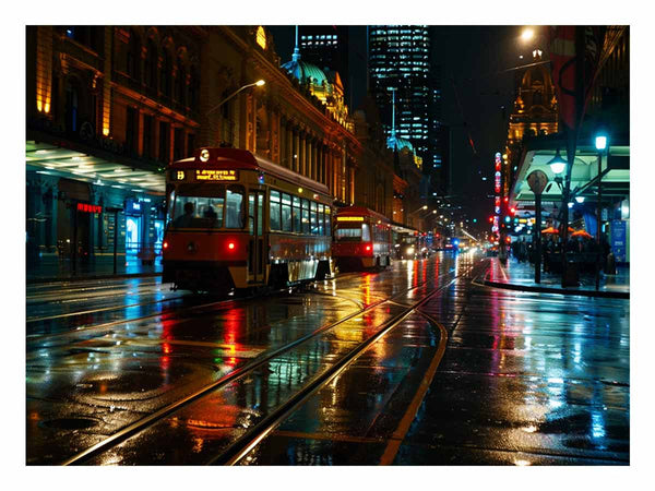 Flinders Street Night