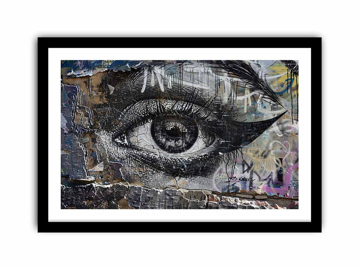 Eye Graffiti  Art Print