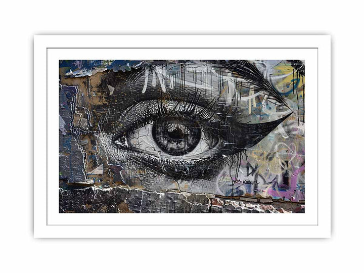 Eye Graffiti Streched canvas