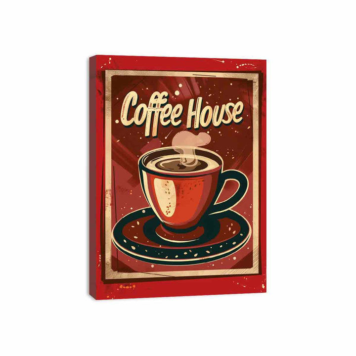 Coffee Poster Canvas Print