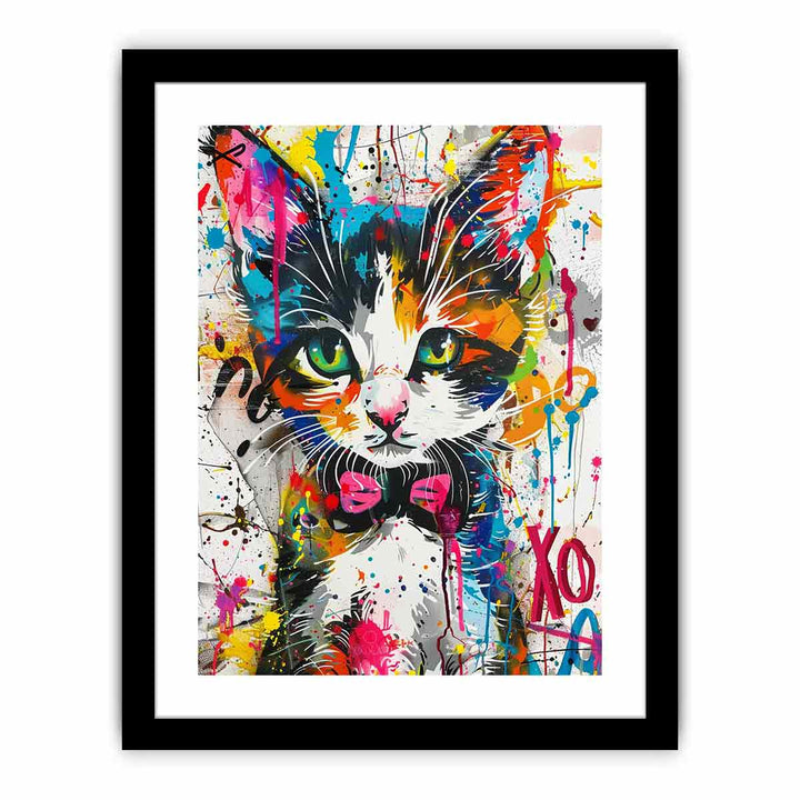 XOXO Cat  Art Print