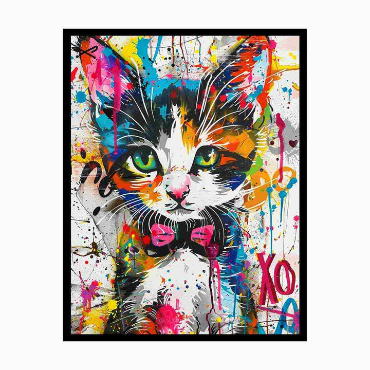 XOXO Cat  Painting