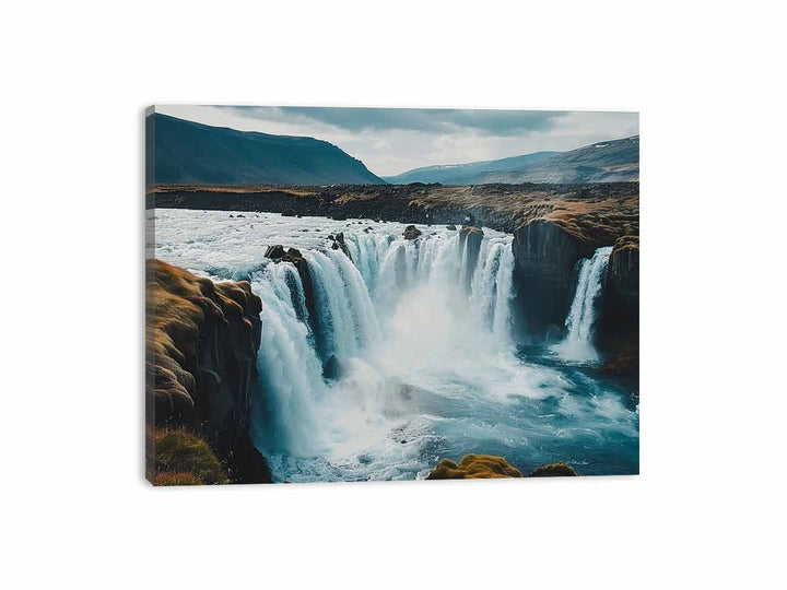 Godafoss Waterfall Canvas Print