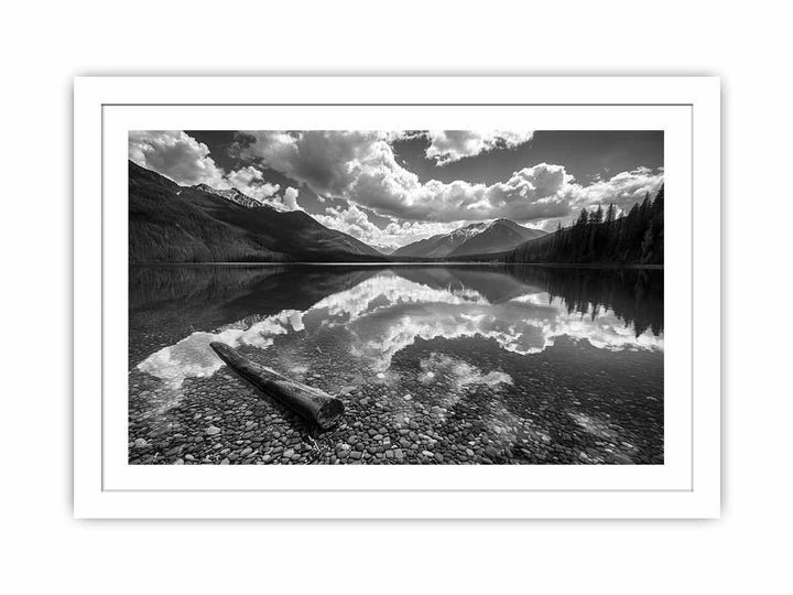 Lake Chiaroscuro Streched canvas