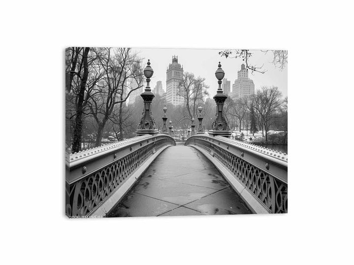 Bow Bridge Central Park Canvas Print