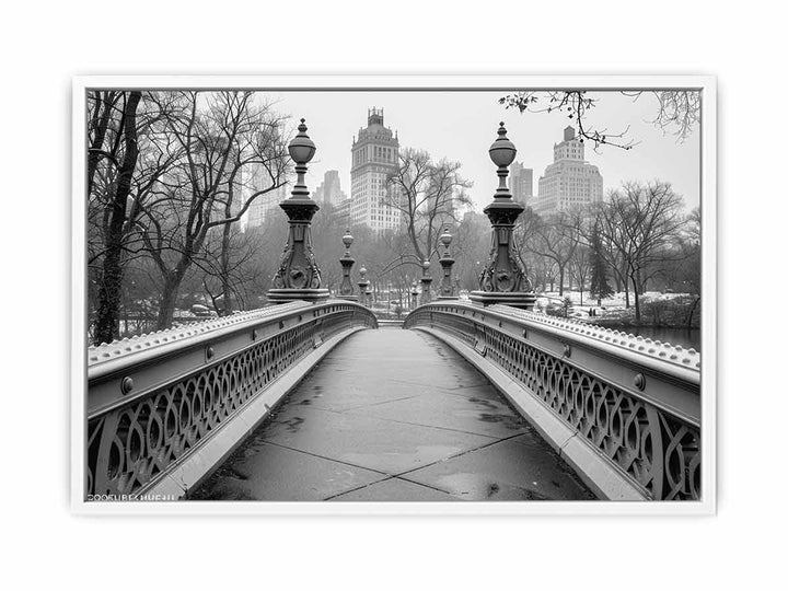 Bow Bridge Central Park Framed Print