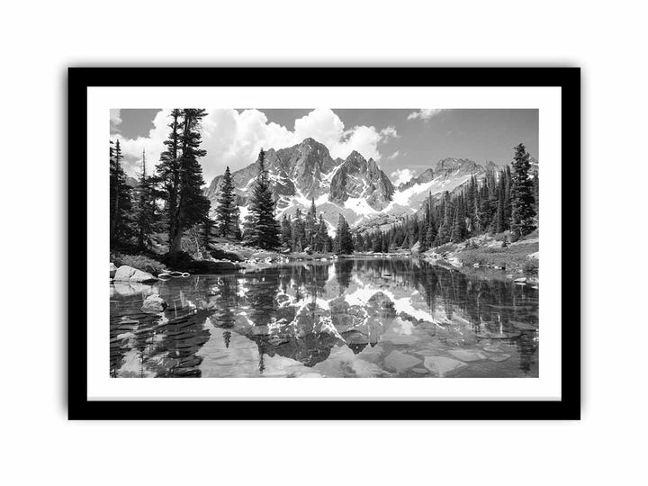 Hallett Peak Reflections  Art Print