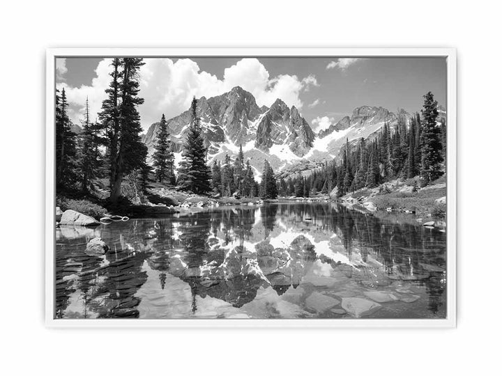 Hallett Peak Reflections Framed Print