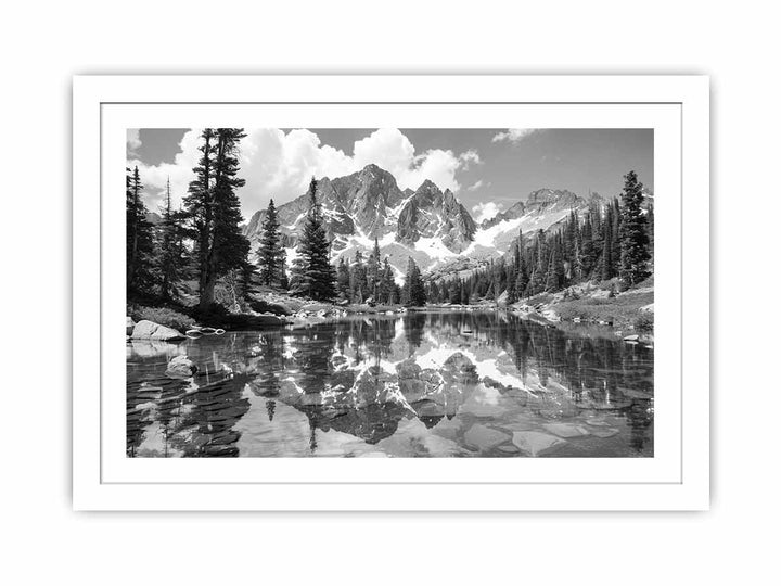 Hallett Peak Reflections Streched canvas