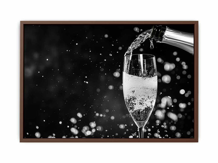 Pouring Champagne  Poster