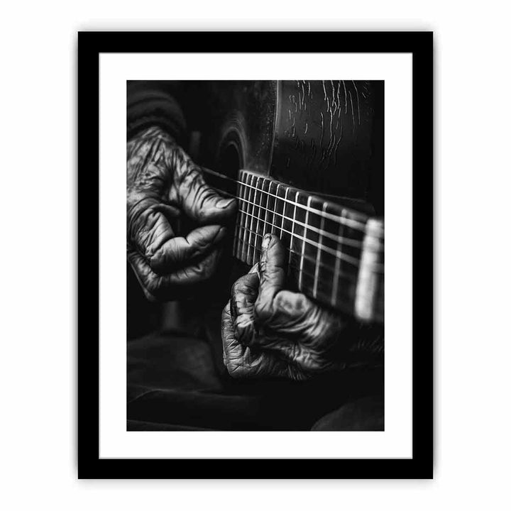 Playing Guitar  Art Print