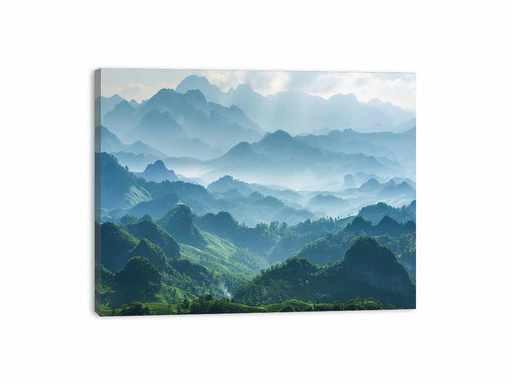 Peaks Canvas Print