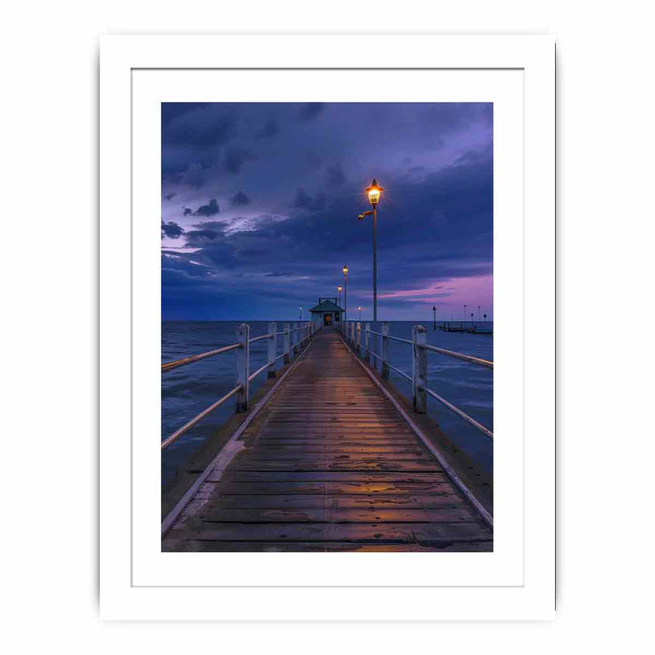 St Kilda Pier Melbourne Streched canvas