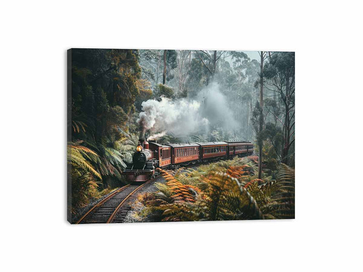 Billy Steam Train Canvas Print