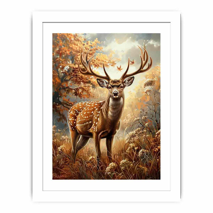 Deer Streched canvas