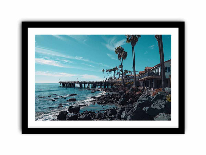 California Pier  Art Print