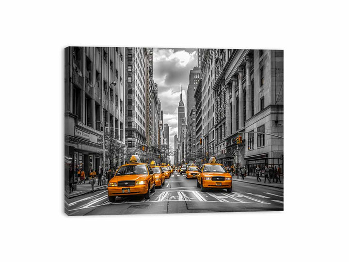 New York Street Canvas Print