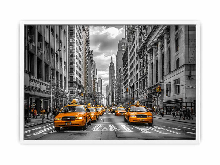 New York Street Framed Print