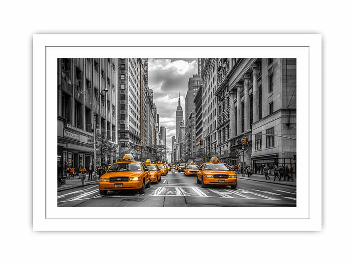 New York Street Streched canvas