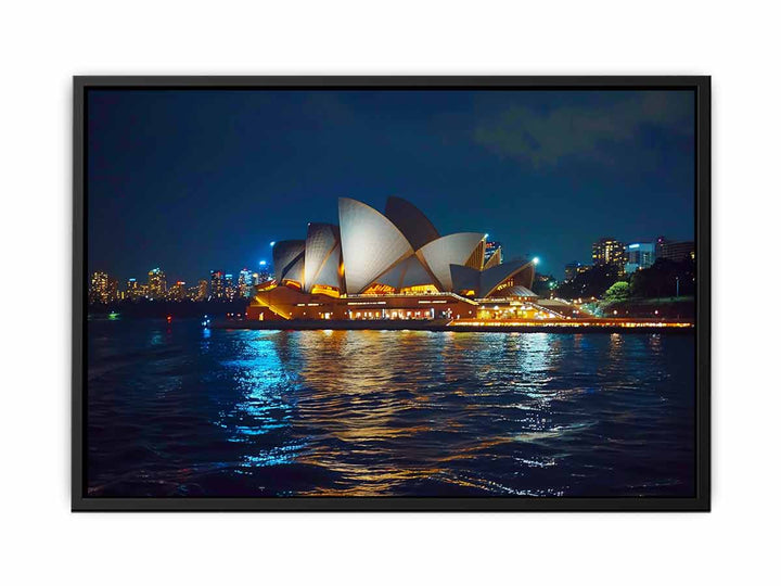 Opera House in Night  Painting