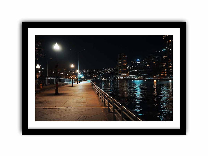 Sydney in Night  Art Print