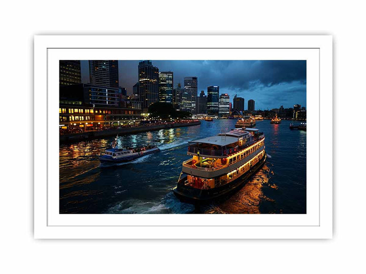 Sydney in Night  Streched canvas