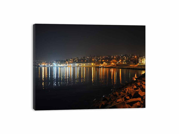 Sydney in Night Canvas Print