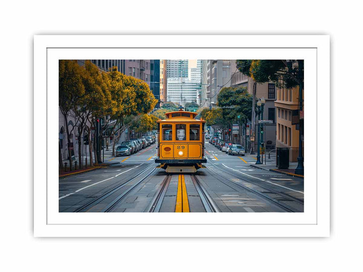 San Francisco Cable Car Streched canvas