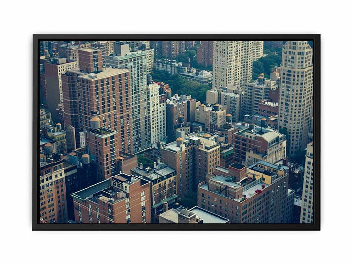 Manhattan Rooftops  Painting