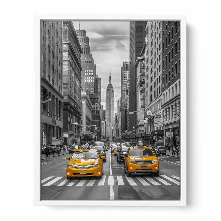 New York Street Framed Print