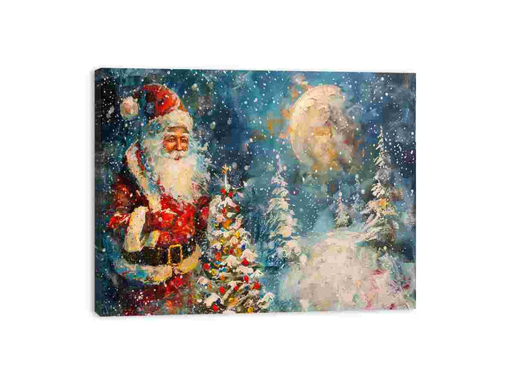 Santa Coming  Art Print