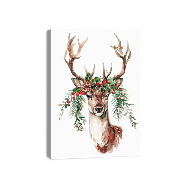 Forest Reindeer Canvas Print