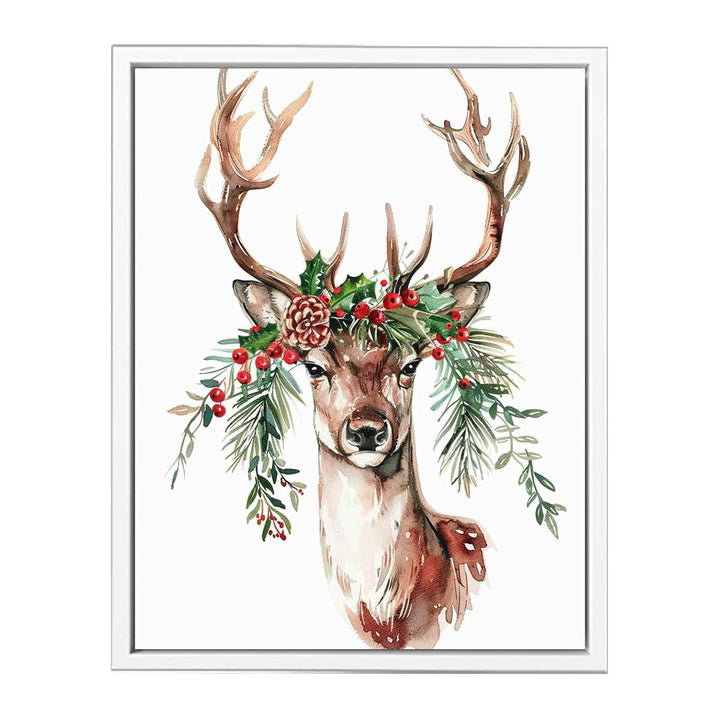 Forest Reindeer Framed Print