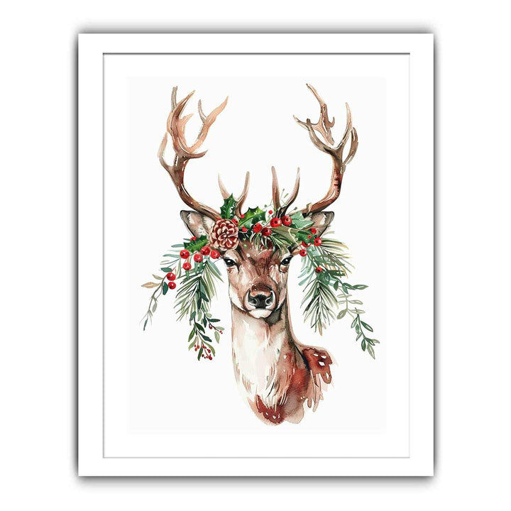 Forest Reindeer Streched canvas