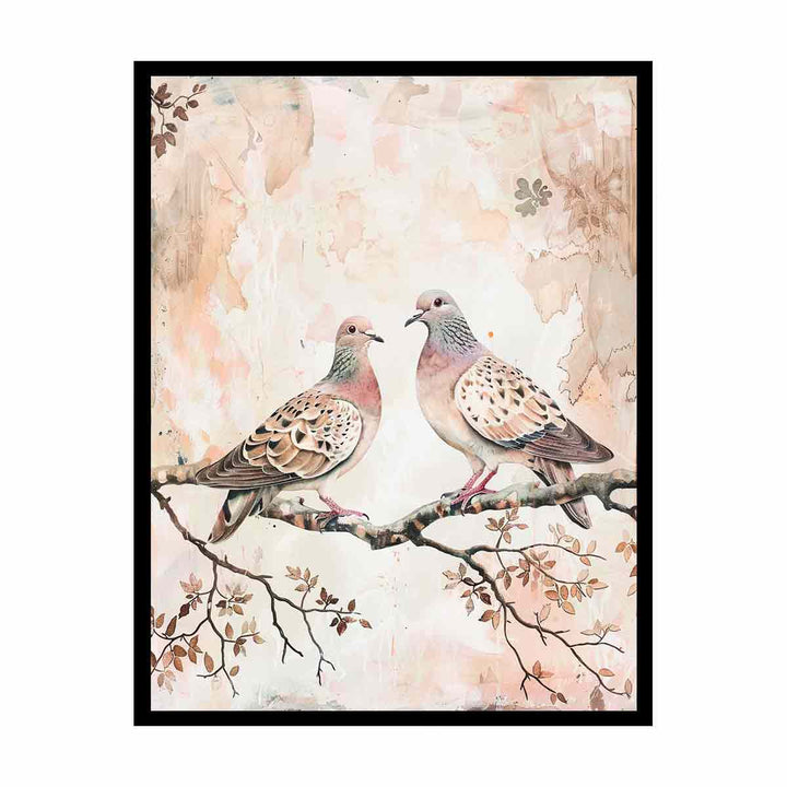 Turtle Doves  Painting