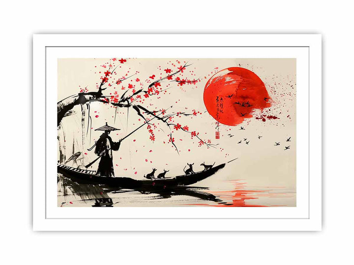 Samurai Streched canvas