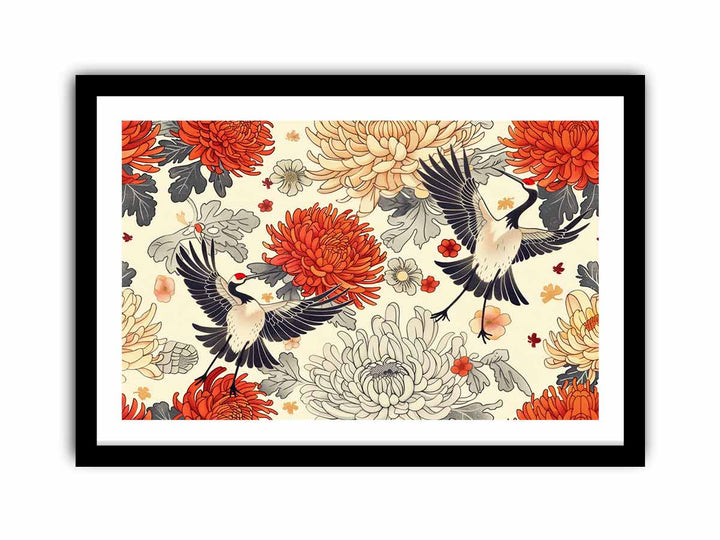 Chrysanthemums  Art Print