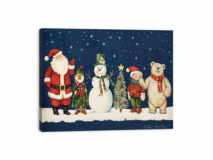 Christmas Get Togeather Canvas Print