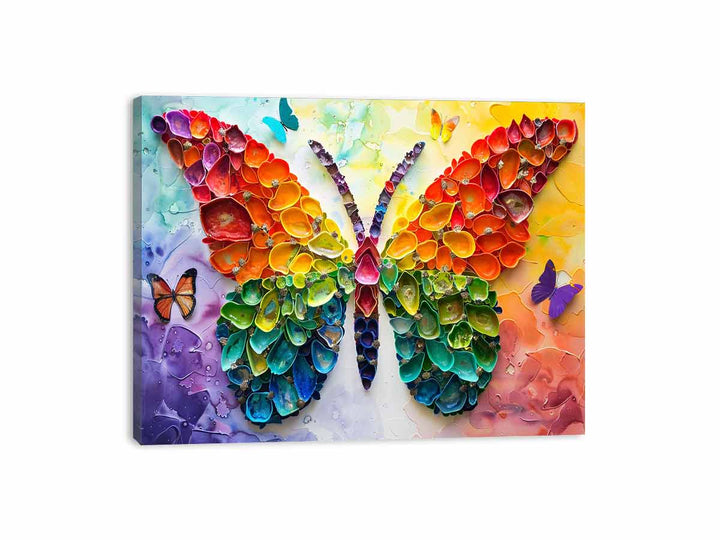 Colorful Buterfly  Canvas Print
