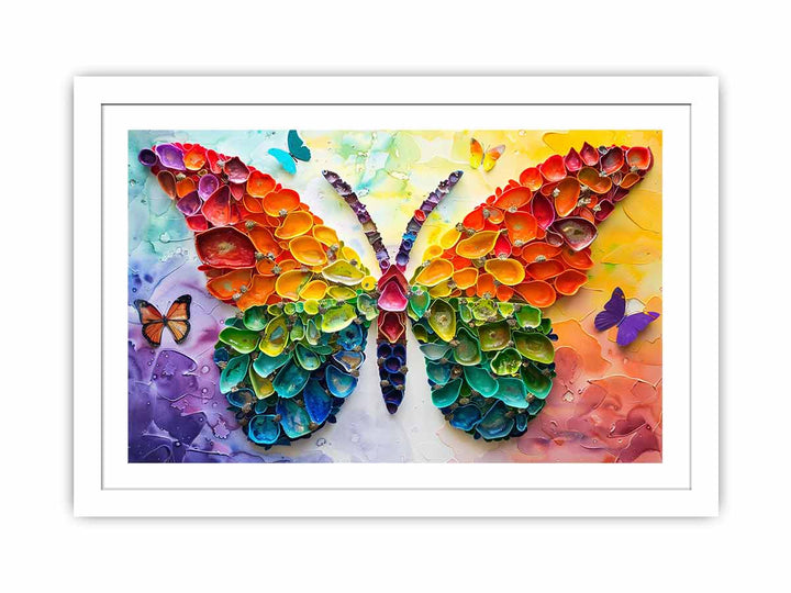 Colorful Buterfly  Streched canvas