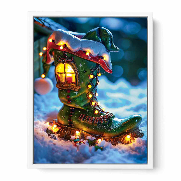 Christmas Elfs Framed Print