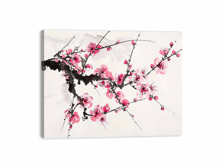 Plum Blossom Canvas Print